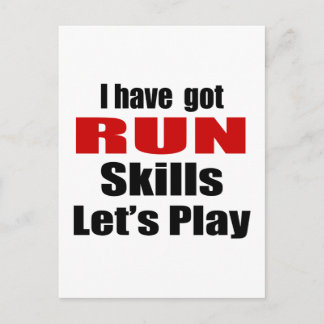 技能走デザイン ポストカード