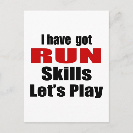 技能走デザイン ポストカード (正面)