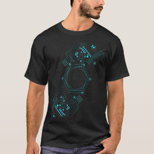 技術おたくコンピュータギーク – コンピュータ回路エンジン Tシャツ