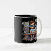 技術おもしろいサポート漫画 ツートーンマグカップ (正面右)