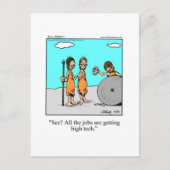 技術おもしろいユーモアはがき ポストカード (正面)
