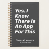 技術おもしろい引用文パーソナライズされた プランナー手帳 (正面)