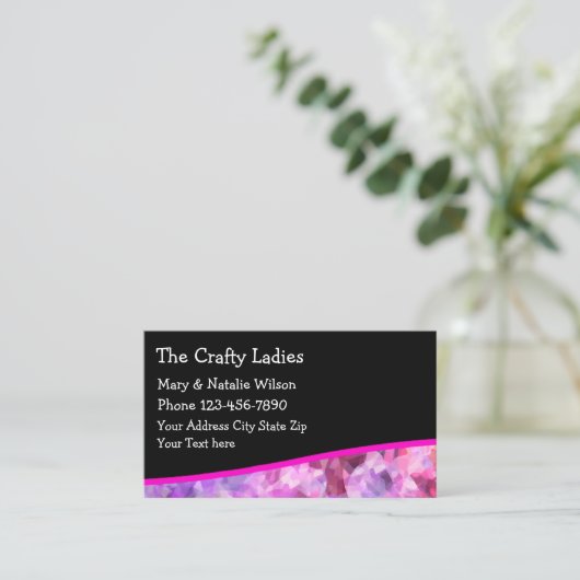 技術および趣味 名刺 (スタンド正面)