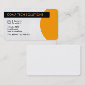 技術のサービス業カード 名刺 (正面/裏面)