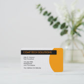 技術のサービス業カード 名刺 (スタンド正面)