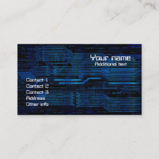 技術のスタイルの名刺 名刺