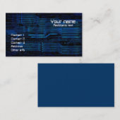 技術のスタイルの名刺 名刺 (正面/裏面)
