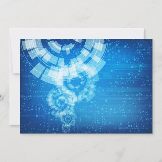 技術のスタイルの招待 招待状 (正面)