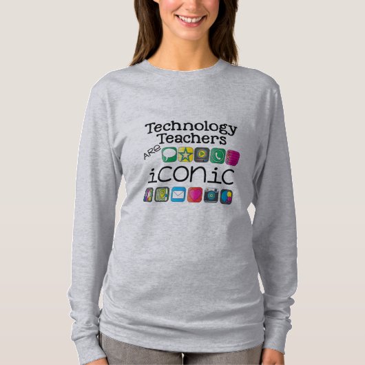 技術の先生は画像的なワイシャツです Tシャツ (正面)