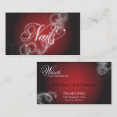 技術の名刺のエレガントな華麗さの白熱を釘付けして下さい 名刺 (正面/裏面)