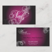 技術の名刺のエレガントな華麗さの白熱を釘付けして下さい 名刺 (正面/裏面)