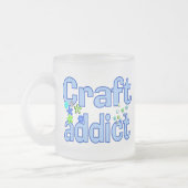 技術の常習者のビーズのデザインのギフト フロストグラスマグカップ (左)