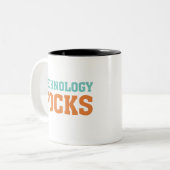 技術の石 ツートーンマグカップ (正面左)