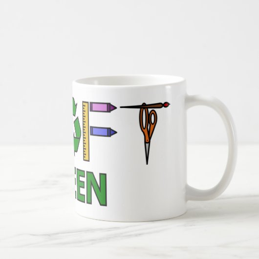 技術の緑 コーヒーマグカップ (右)