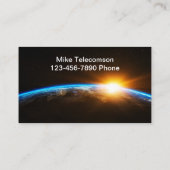 技術の電気通信サービス 名刺 (裏面)