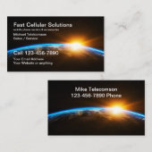 技術の電気通信サービス 名刺 (正面/裏面)