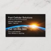 技術の電気通信サービス 名刺 (正面)