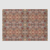 技術のDecoupageのアールデコのコラージュの花柄パターン 薄葉紙 (正面)