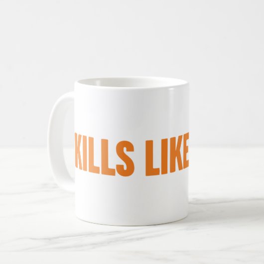 技術はこの旗のマグを好みます コーヒーマグカップ (正面左)