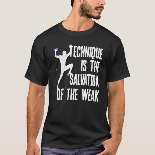 技術は弱者の救い1 Tシャツ (正面)
