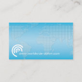 技術またはコミュニケーション名刺 名刺 (裏面)