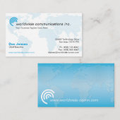 技術またはコミュニケーション名刺 名刺 (正面/裏面)