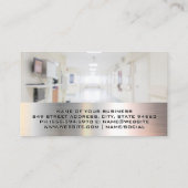 技術を使った医師 |メディカルロゴ 名刺 (裏面)