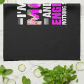 技術を母と技術者に任せる キッチンタオル (折り畳み)