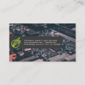 技術アモダンイコン | テクノロジコンピュータ部品 名刺 (裏面)