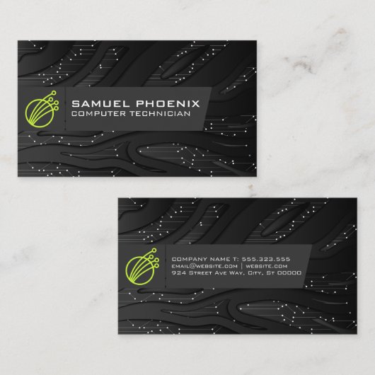 技術アモダンイコン | 技術 名刺 (正面/裏面)