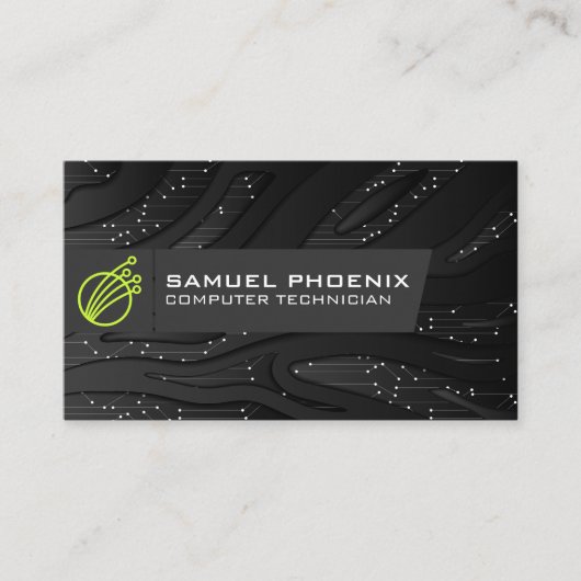 技術アモダンイコン | 技術 名刺 (正面)