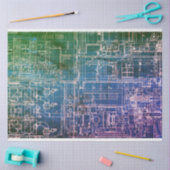 技術エンジニアの設計図の切り離し 薄葉紙 (クラフト)