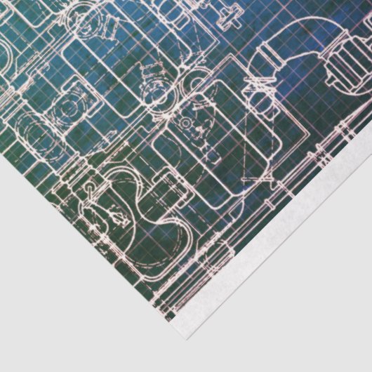 技術エンジニアの設計図の切り離し 薄葉紙 (詳細)