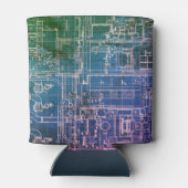 技術エンジニアの設計図 缶クーラー (裏面)