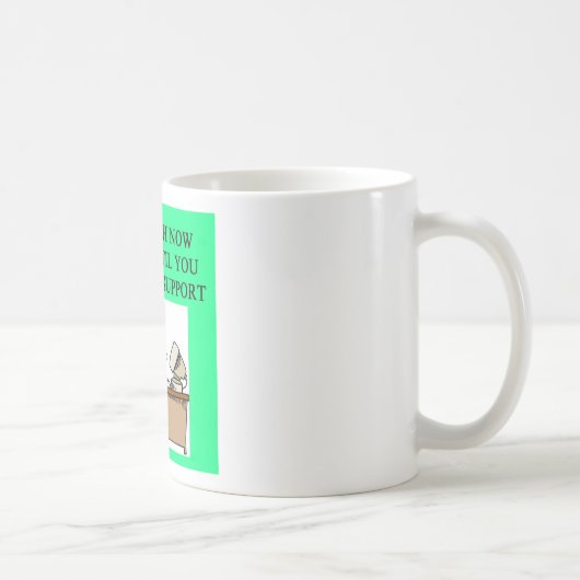 技術サポートの冗談 コーヒーマグカップ (右)