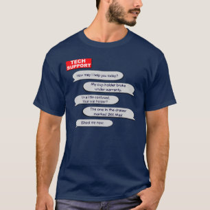 技術サポートのTシャツ Tシャツ