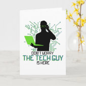 技術サポートは技術者が カード (黄色い花)