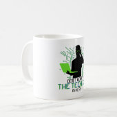 技術サポートは技術者が コーヒーマグカップ (正面左)