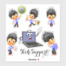 技術サポート シール