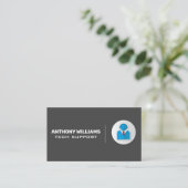 技術サポート |ヘッドセットを使用したカスタマーサポート 名刺 (スタンド正面)