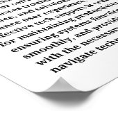 技術サポート ポスター (角)