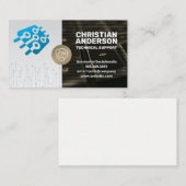 技術サポート | マイクロチップ | コールセンター 名刺 (正面/裏面)