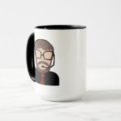 技術サポート: "再度を離れてそしてで" マグカップ (正面左)