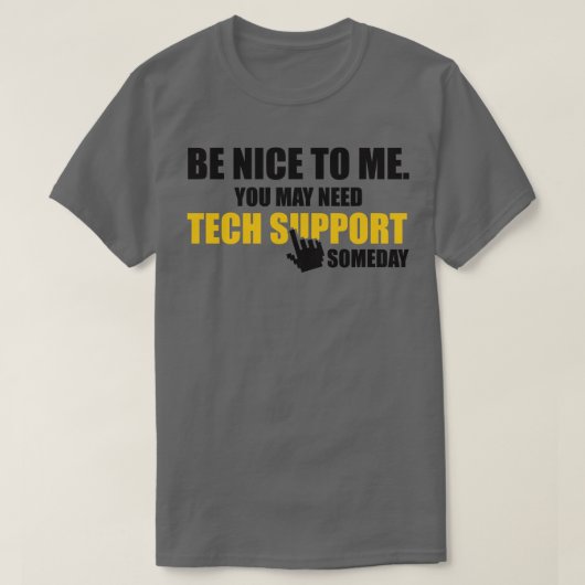技術サポート Tシャツ (デザイン正面)