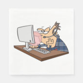 技術サポー吹トのバブル スタンダードランチョンナプキン (正面)