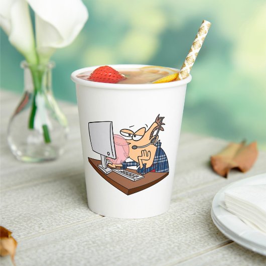 技術サポー吹トのバブル 紙コップ