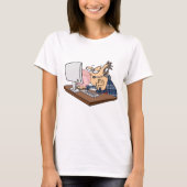 技術サポー吹トのバブル Tシャツ (正面)