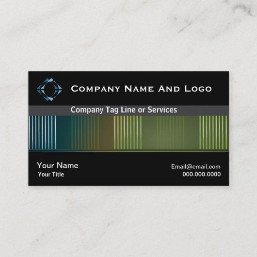 技術サービスの名刺 名刺 (正面)