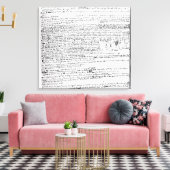 技術スケッチ キャンバスプリント (インサイチュ (リビング))