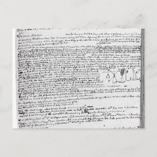 技術スケッチ ポストカード (正面)